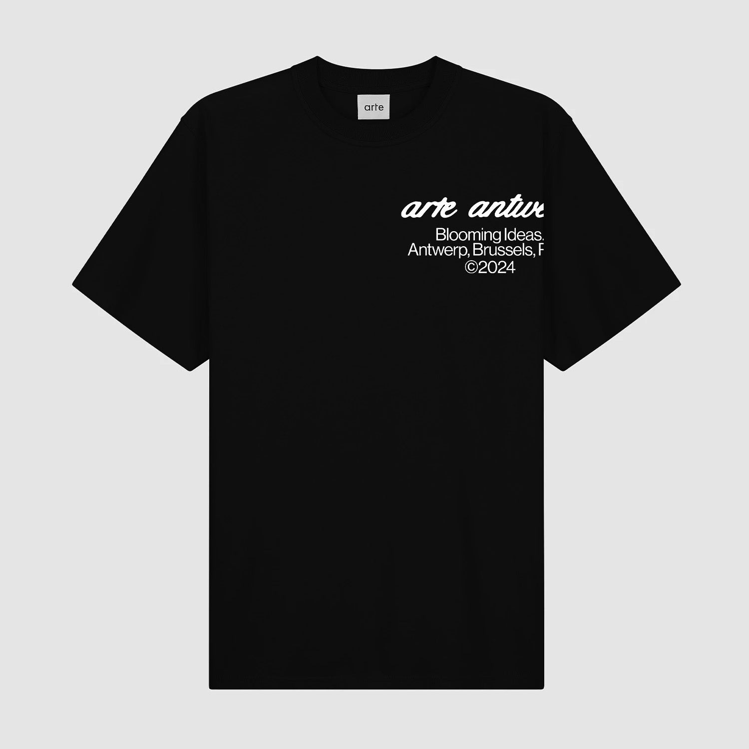 T-shirt à manches Blooming Ideas - Noir